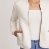 Corbet Quilted Bomber in Oatmeal - Image 2