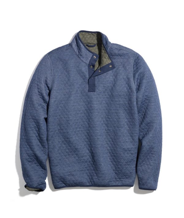 Corbet Quilted Reversible Pullover