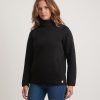 Women's Corbet Quarter Zip Pullover in Black - Image 7