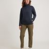 Women's Corbet Quarter Zip Pullover in Navy - Image 3