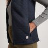 Women's Corbet Full Zip Vest in Navy - Image 5