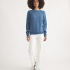 Women's Custom Dyed Sherpa Crew Pullover - Image 5