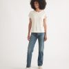 Women's Re-Spun Signature Crew in Natural - Image 6