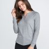 Double Knit Henley in Heather Grey - Image 7