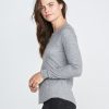 Double Knit Henley in Heather Grey - Image 6