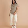 Dana Utility Shirt in Dusty Sage - Image 6