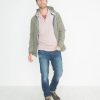 Davis Shawlneck in Syrah Mini Stripe - Image 5