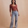 Bridget Denim Flare Pant - Image 7