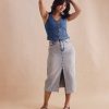 Fawn Denim Midi Skirt - Image 4
