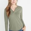 Double Knit Henley in Admiral Green - Image 2