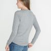 Double Knit Henley - Heather Grey - Image 4