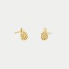 Kris Nations Pineapple Stud Earrings - Image 2