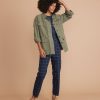 Eloise Belted Jumpsuit in Navy Windowpane - Image 5