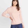 Emilie Cowlneck Hoodie in Vintage Peach - Image 4