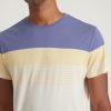 Signature Crew Tee in Cobalt/Apricot - Image 2