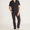 Vertical Stripe Resort Shirt in Black Multi Stripe - Image 6