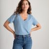 Boyfriend V-Neck Tee - Image 4