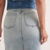 Fawn Denim Midi Skirt - Image 3