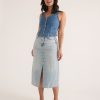 Fawn Denim Midi Skirt - Image 5
