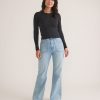 Lexi Rib Sun-In Longsleeve Crew Tee - Image 6