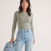 Lexi Rib Sun-In Longsleeve Crew Tee - Image 5