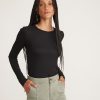 Lexi Rib Long Sleeve Crew Tee - Image 4
