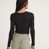 Lexi Rib Long Sleeve Crew Tee - Image 5