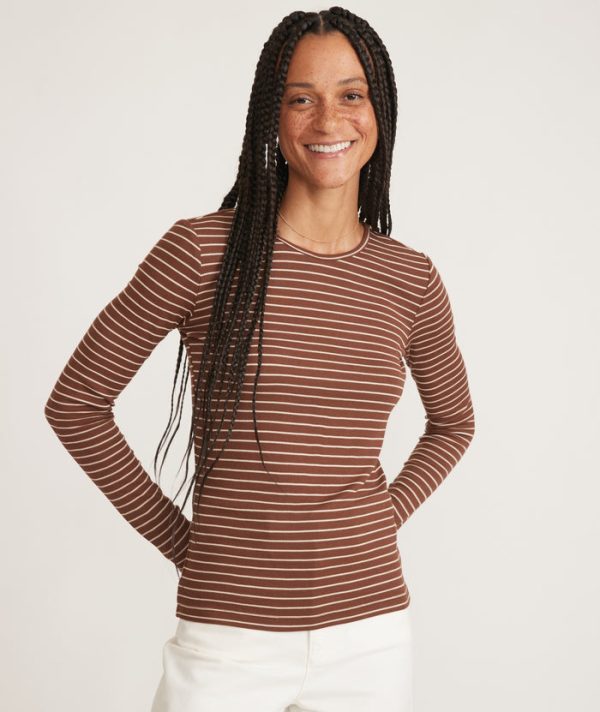Lexi Rib Long Sleeve Crew Tee