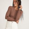 Lexi Rib Long Sleeve Crew Tee - Image 2