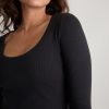 Lexi Rib Sun-In Scoop Tee - Image 2