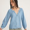 Nixi Collarless Blouse - Image 2