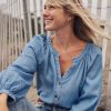 Nixi Collarless Blouse - Image 4
