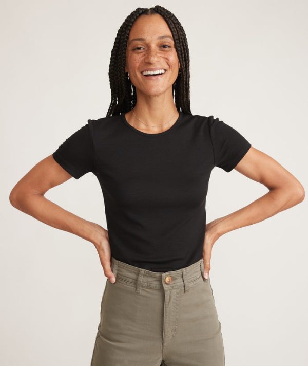 Lexi Rib Crew Tee