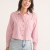 Mila Straight Hem Button Down - Image 5