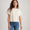 Sadie Vintage Slub Crop Tee - Image 2