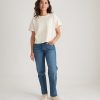 Sadie Vintage Slub Crop Tee - Image 6