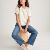 Sadie Vintage Slub Crop Tee - Image 4