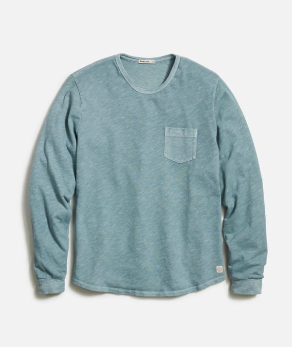 Long Sleeve Vintage Heavy Slub Pocket Tee
