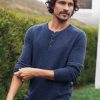 Merino Blend Sweater Henley - Image 3