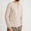 Merino Blend Sweater Henley - Image 4