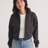 Anytime Cropped Full Zip Sweatshirt - Image 4