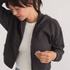 Anytime Cropped Full Zip Sweatshirt - Image 2