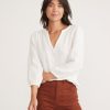 Jamie Banded Collar Top - Image 2