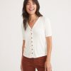 Lexi Rib Button Top - Image 3