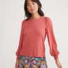 Lexi Rib Puff Sleeve Top - Image 3