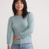 Lexi Rib Puff Sleeve Top - Image 6