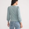 Lexi Rib Puff Sleeve Top - Image 3