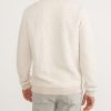 Men's Corbet Quilted Crewneck in Oat Heather - Image 6
