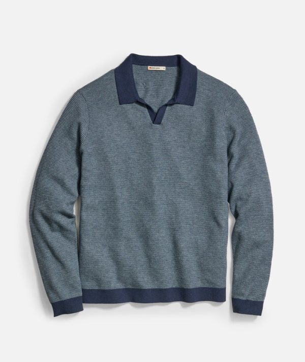 Liam Long Sleeve Sweater Polo