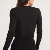 Lexi Rib Twist Front Long Sleeve Top - Image 4